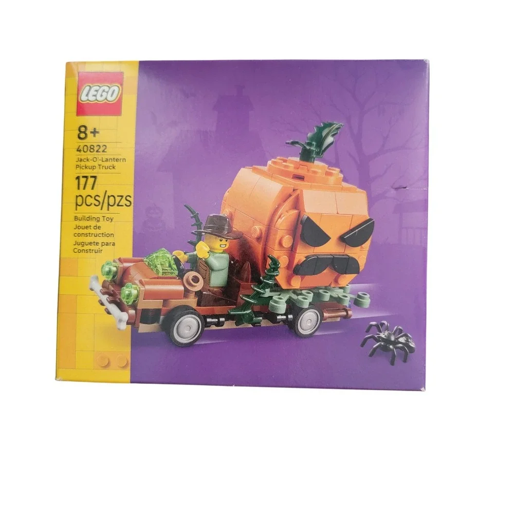 LEGO Jack-O-Lantern Pickup Truck 40822 Halloween Set New 177 Pcs 2023 Minifigure